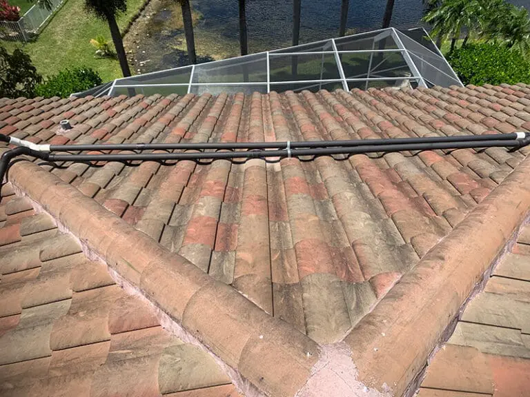 Roof needing a good cleaning
